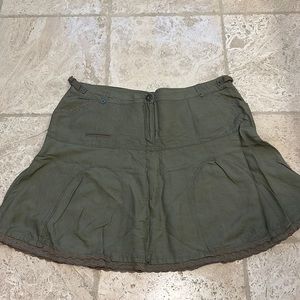 MXM women’s olive green skirt.size 20